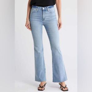 Frame Light Wash Denim Flared Bootcut Jeans Stretch 31 Le High